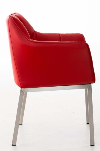 Chaise de salle à manger - Chaise - Confortable - Cuir artificiel - Vert , SKU1039 7