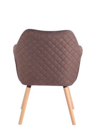 Chaise de salle à manger - Natura - Tissu - Stable - Taupe , SKU1074 5