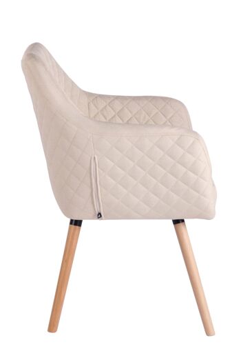 Chaise de salle à manger - Natura - Tissu - Stable - Taupe , SKU1074 7