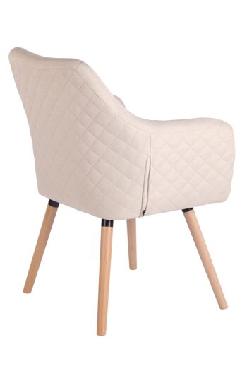 Chaise de salle à manger - Natura - Tissu - Stable - Taupe , SKU1074 8