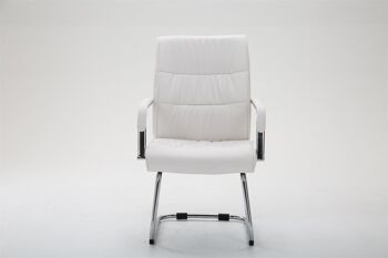 Chaise de salle à manger - Cuir artificiel - Stable - Noir , SKU1092 10