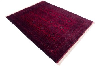 Tapis Afghan Belgique Khal Mohammadi 194x152 noué main 150x190 marron géométrique 3