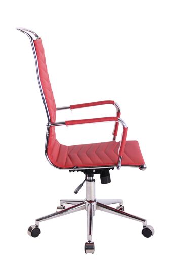 Chaise de bureau - Classique - Confortable - Moderne - Rouge , SKU1148 3