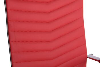 Chaise de bureau - Classique - Confortable - Moderne - Rouge , SKU1148 6
