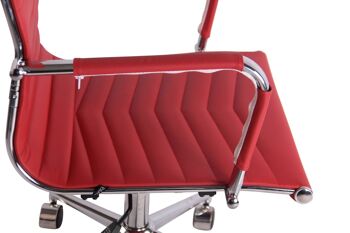 Chaise de bureau - Classique - Confortable - Moderne - Rouge , SKU1148 7