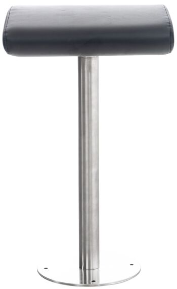 Tabouret de bar - Tabouret - Design - Cuir artificiel - 45x30x76 cm - Blanc , SKU1159 8