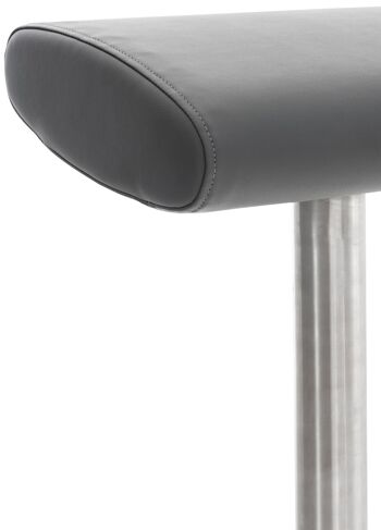 Tabouret de bar - Tabouret - Design - Simili cuir - 45x30x76 cm - Noir , SKU1160 4