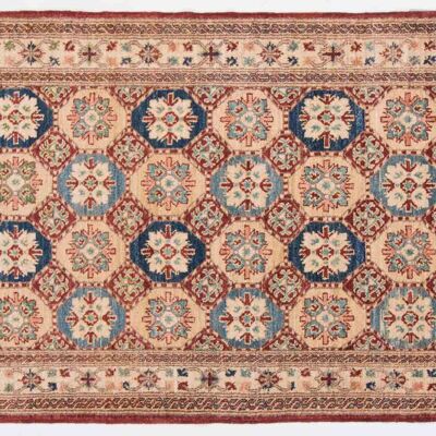 Tapis Afghan Chobi Ziegler 152x103 noué main 100x150 multicolore oriental