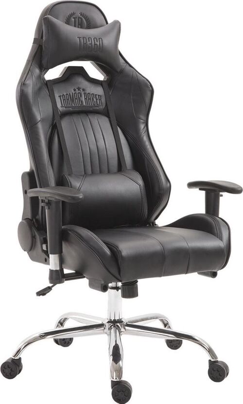 Gamingstoel kunstleer - zonder voetensteun - zwart - 135x70x135 , SKU1240