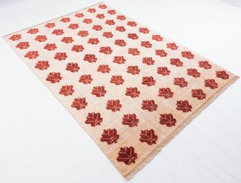 Afghan Modern Chobi Ziegler 251x172 tapis noué main 170x250 vert abstrait poil bas 3