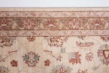 Tapis Afghan Chobi Ziegler 293x74 noué à la main 70x290 tapis de passage beige oriental 5