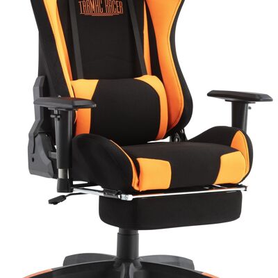 bureaustoel - voetensteun - Zwart - Oranje , SKU1299