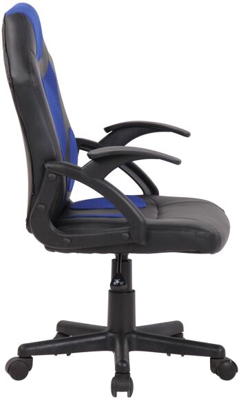 Chaise de bureau pour enfants - Noir - Bleu , SKU1305 3