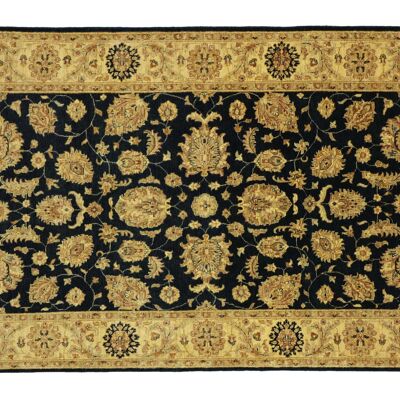Afghan Chobi Ziegler 244x161 alfombra anudada a mano 160x240 azul floral pelo corto Orient