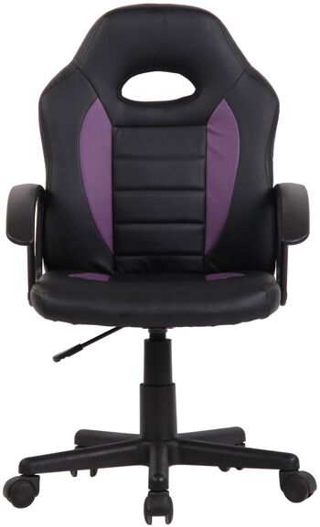 Chaise de bureau pour enfants - noir - violet , SKU1313 2
