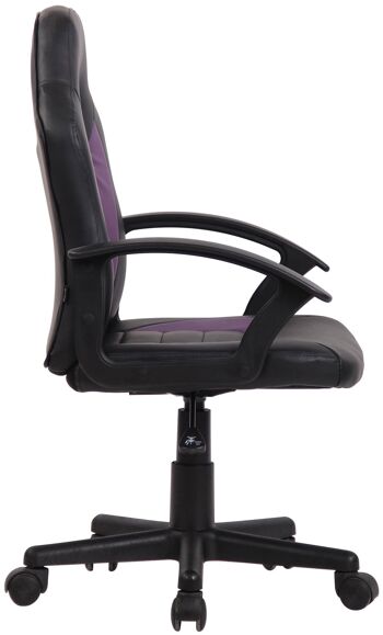 Chaise de bureau pour enfants - noir - violet , SKU1313 3