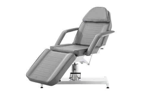 Behandelstoel - Massage - Pedicure - Verstelbaar - Comfortabel - Hydraulisch - Grijs - Grijs , SKU1347