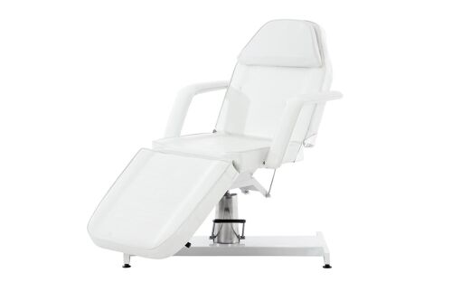 Behandelstoel - Massage - Pedicure - Verstelbaar - Comfortabel - Hydraulisch - Grijs - Wit , SKU1349