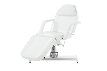 Fauteuil de soin - Massage - Pédicure - Ajustable - Confortable - Hydraulique - Gris - Blanc , SKU1349 1