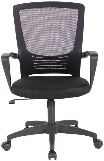 Chaise de bureau - Microfibre - Confortable - Métal - Bleu , SKU1354 2
