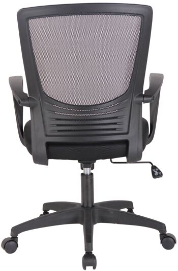 Chaise de bureau - Microfibre - Confortable - Métal - Orange , SKU1356 4