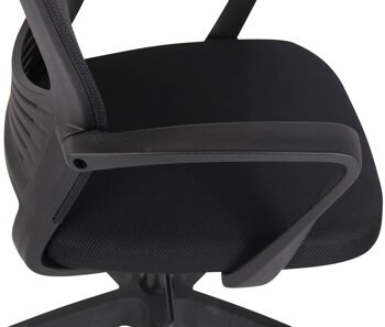 Chaise de bureau - Microfibre - Confortable - Métal - Orange , SKU1356 5