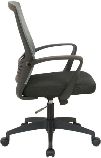 Chaise de bureau - Microfibre - Confortable - Métal - Orange , SKU1356 8
