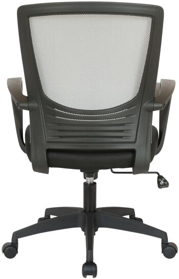 Chaise de bureau - Microfibre - Confortable - Métal - Orange , SKU1356 9
