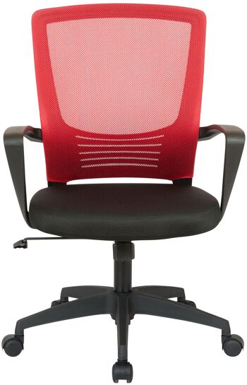 Chaise de bureau - Microfibre - Confortable - Métal - Orange , SKU1356 10