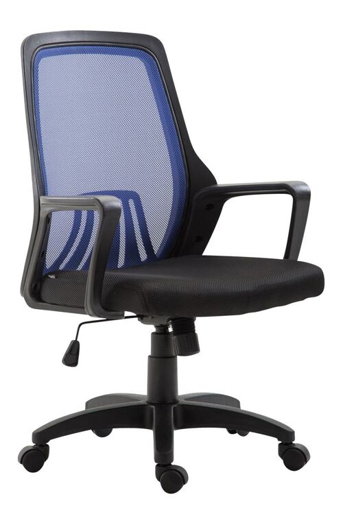 Bureaustoel - Microvezel - Comfortabel - Modern - Blauw , SKU1363