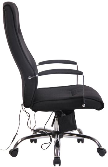 Chaise de bureau - Tissu - Fonction massage - Noir , SKU1383 3