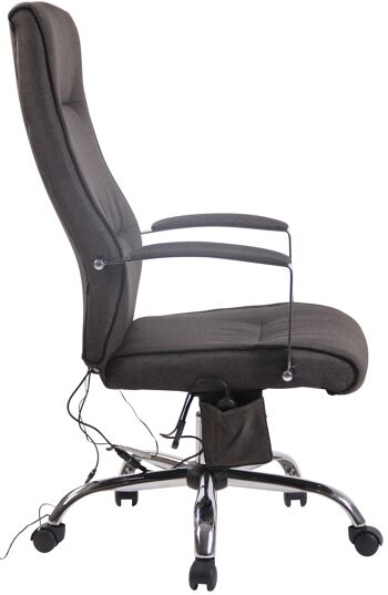 Chaise de bureau - Tissu - Fonction massage - Noir , SKU1383 5