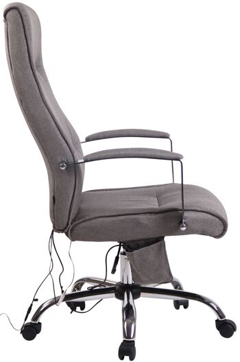 Chaise de bureau - Tissu - Fonction massage - Noir , SKU1383 7