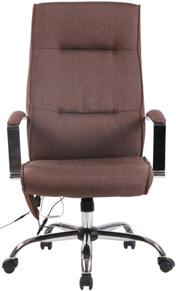 Chaise de bureau - Tissu - Fonction massage - Noir , SKU1383 8