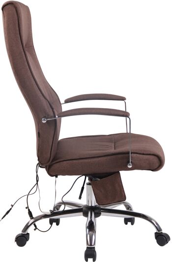 Chaise de bureau - Tissu - Fonction massage - Noir , SKU1383 9