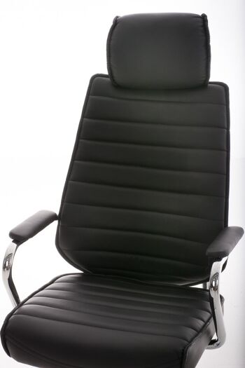 Chaise de bureau - Avec repose-tête - Ergonomique - Noir , SKU1389 4