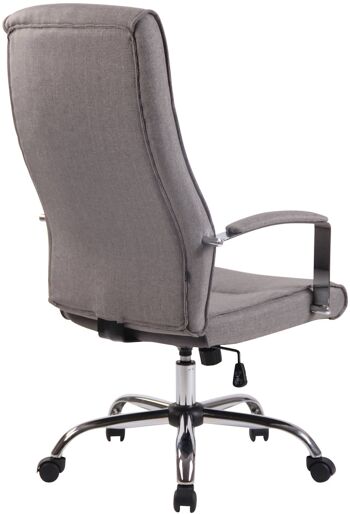 Chaise de bureau - Housse en tissu - Marron , SKU1391 6