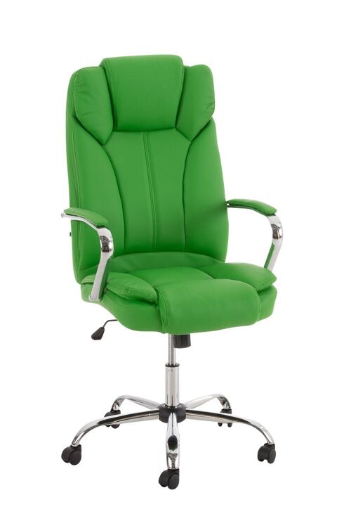 Bureaustoel - Ergonomisch - Comfortabel - Kunstleer - Groen , SKU1398