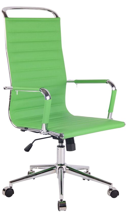 Bureaustoel - Bureau - Stoel - Comfortabel - Verstelbaar - Kunstleer - Groen , SKU1404