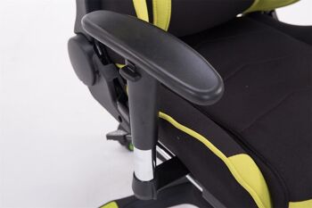 Chaise de bureau - Chaise de jeu - Chaise - Course - Jeux - Cuir artificiel - Noir , SKU1406 6