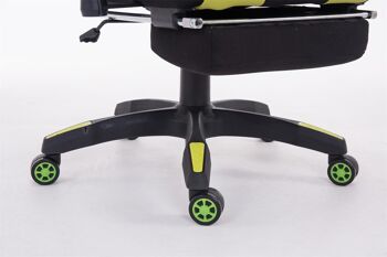 Chaise de bureau - Chaise de jeu - Chaise - Course - Jeux - Cuir artificiel - Noir , SKU1406 8