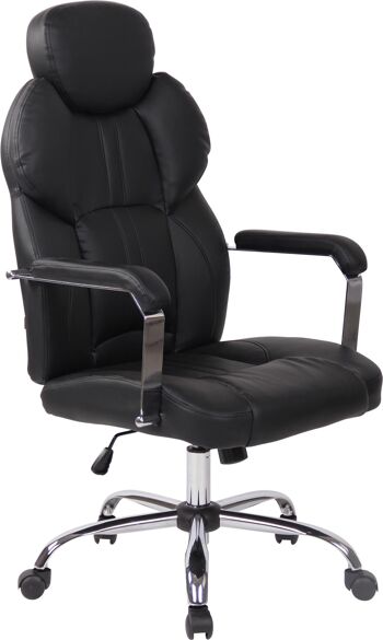 Chaise de bureau - Chaise - Bureau - Cuir artificiel - Confortable , SKU1408 1