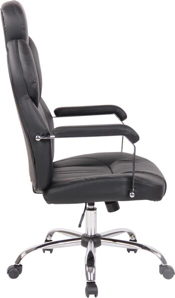 Chaise de bureau - Chaise - Bureau - Cuir artificiel - Confortable , SKU1408 3