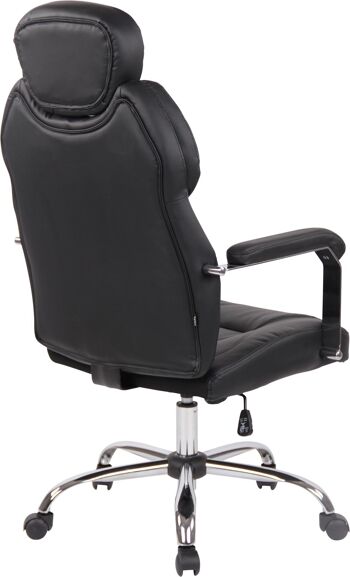 Chaise de bureau - Chaise - Bureau - Cuir artificiel - Confortable , SKU1408 4