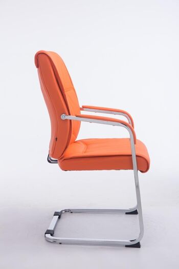 Chaise de bureau - Ergonomique - Siège confortable - Orange, SKU1412 10