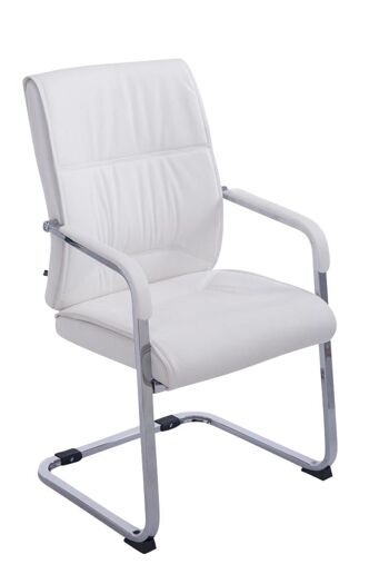 Chaise de bureau - Ergonomique - Siège confortable - Blanc , SKU1413 1