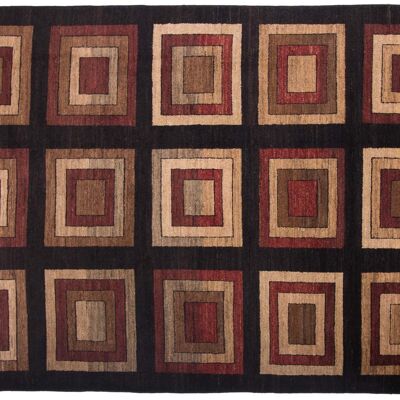 Afghan Modern Chobi Ziegler 258x183 alfombra anudada a mano 180x260 multicolor geométrico