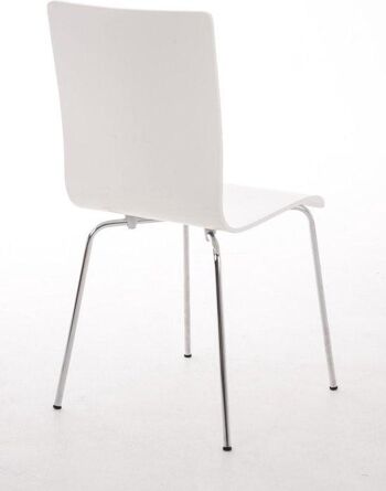 Chaise de salle à manger - Chaise - Blanc - Robuste , SKU1431 2
