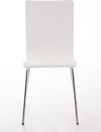 Chaise de salle à manger - Chaise - Blanc - Robuste , SKU1431 3