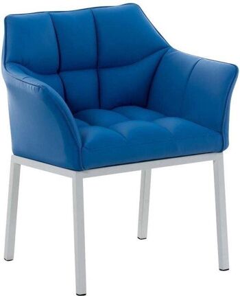 Chaise de salle à manger - Bleu - Moderne - Cuir artificiel , SKU1480 2